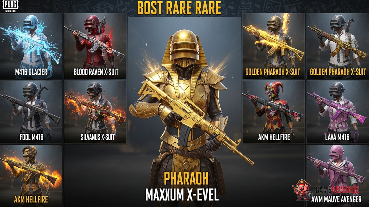 PUBG Mobile Most Rare Skins